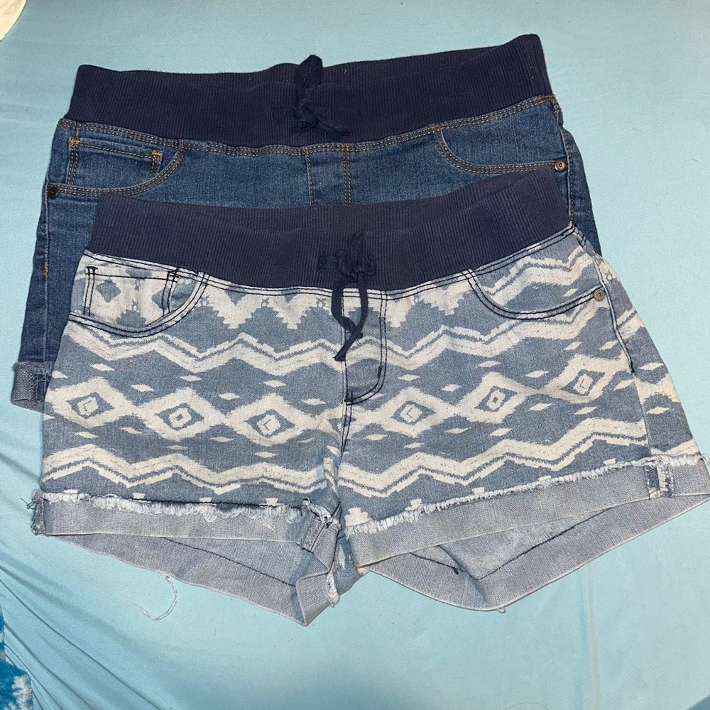 Pull-on Denim Shorts - 14 1/2 plus (girls)